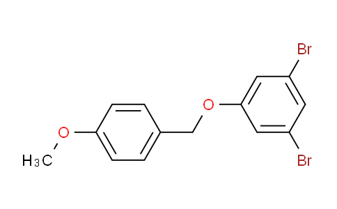 CAS No. 915410-93-4, 1,3-dibromo-5-[(4-methoxyphenyl)methoxy]benzene