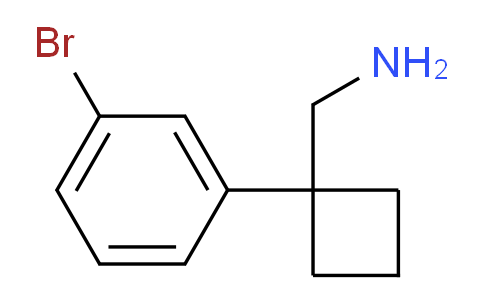 CAS No. 915690-61-8, (1-(3-Bromophenyl)cyclobutyl)methanamine
