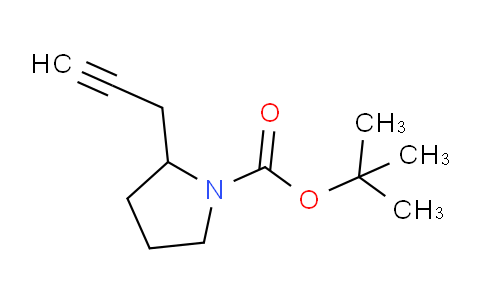 CAS No. 916263-17-7, tert-Butyl 2-prop-2-ynylpyrrolidine-1-carboxylate