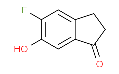 CAS No. 917885-01-9, 5-Fluoro-6-hydroxy-2,3-dihydro-1H-inden-1-one