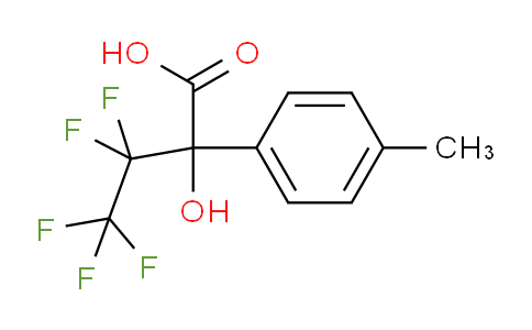 CAS No. 91935-84-1, 3,3,4,4,4-pentafluoro-2-hydroxy-2-(p-tolyl)butanoic acid