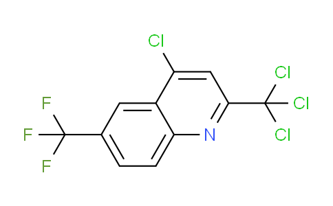 CAS No. 91991-82-1, 4-chloro-2-(trichloromethyl)-6-(trifluoromethyl)quinoline