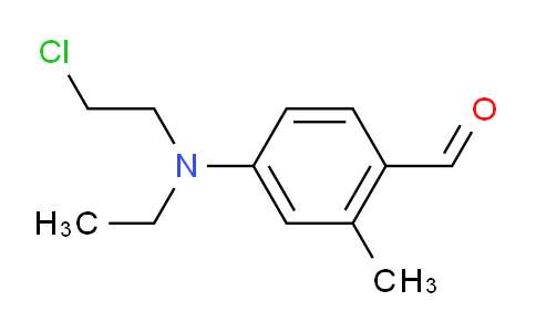 CAS No. 92-10-4, 4-((2-Chloroethyl)(ethyl)amino)-2-methylbenzaldehyde