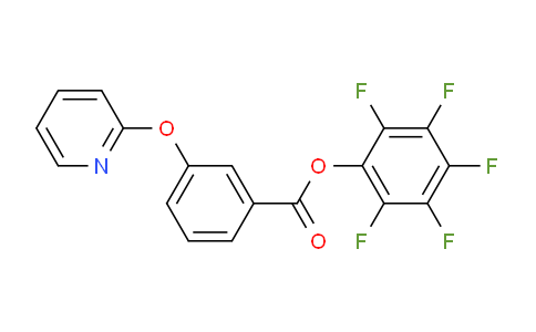 CAS No. 921938-61-6, Pentafluorophenyl 3-(pyridin-2-yloxy)benzoate