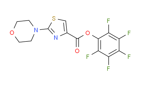 CAS No. 921939-02-8, Pentafluorophenyl 2-morpholin-4-yl-1,3-thiazole-4-carboxylate