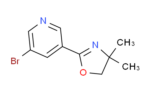 CAS No. 923276-49-7, 2-(5-bromo-3-pyridinyl)-4,4-dimethyl-5H-oxazole