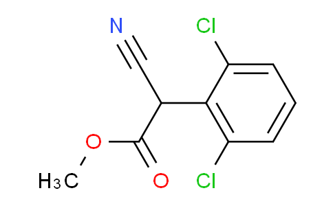 CAS No. 923972-90-1, Methyl 2-cyano-2-(2,6-dichlorophenyl)acetate