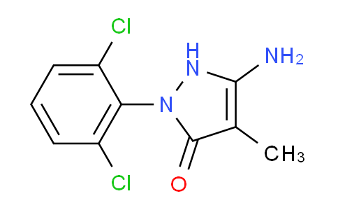CAS No. 923973-01-7, 5-amino-2-(2,6-dichlorophenyl)-4-methyl-1H-pyrazol-3-one