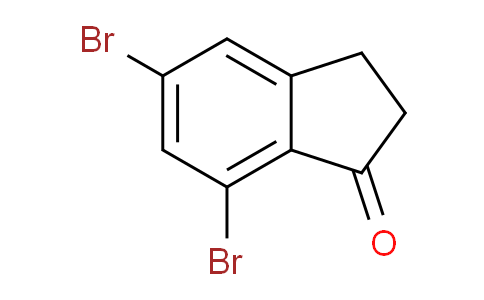 CAS No. 923977-18-8, 5,7-dibromo-2,3-dihydroinden-1-one