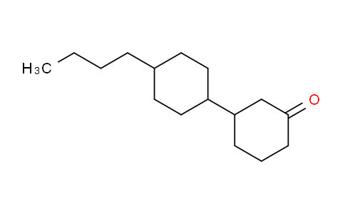 CAS No. 92413-47-3, 3-(4-butylcyclohexyl)-1-cyclohexanone