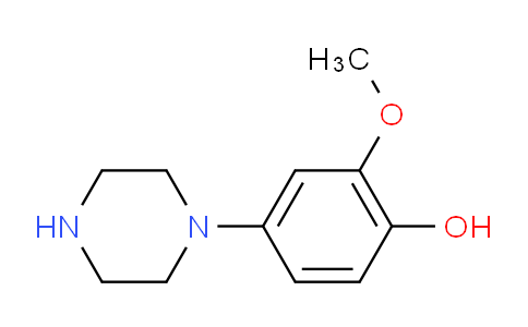 CAS No. 925889-93-6, 2-methoxy-4-(1-piperazinyl)phenol