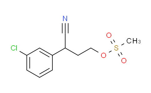 CAS No. 925889-97-0, methanesulfonic acid [3-(3-chlorophenyl)-3-cyanopropyl] ester