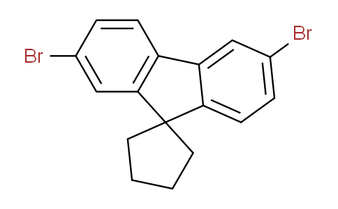 CAS No. 925890-09-1, 2',6'-Dibromospiro[cyclopentane-1,9'-fluorene]