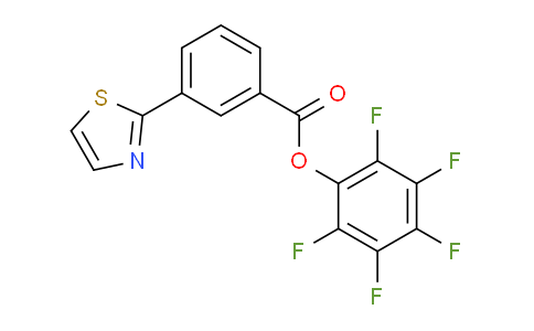 CAS No. 926921-55-3, Pentafluorophenyl 3-(1,3-thiazol-2-yl)benzoate