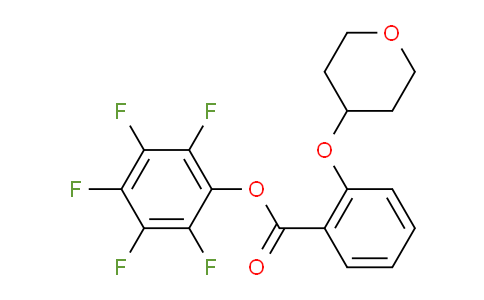 CAS No. 926921-58-6, 2-(4-oxanyloxy)benzoic acid (2,3,4,5,6-pentafluorophenyl) ester