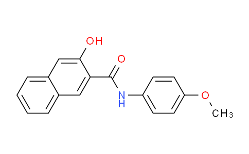 CAS No. 92-79-5, 3-Hydroxy-N-(4-methoxyphenyl)naphthalene-2-carboxamide
