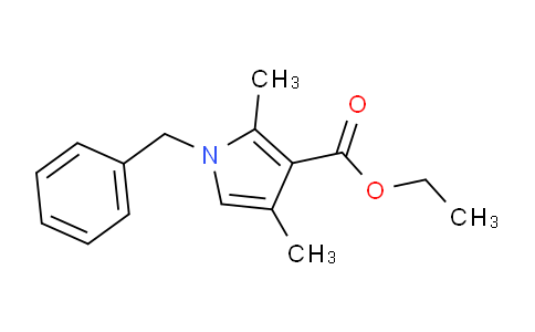 CAS No. 92977-40-7, ethyl 1-benzyl-2,4-dimethyl-1H-pyrrole-3-carboxylate