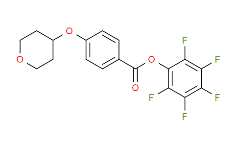 CAS No. 930110-97-7, Pentafluorophenyl 4-(tetrahydropyran-4-yloxy)benzoate