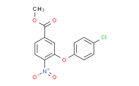 CAS No. 931414-11-8, 3-(4-chlorophenoxy)-4-nitrobenzoic acid methyl ester