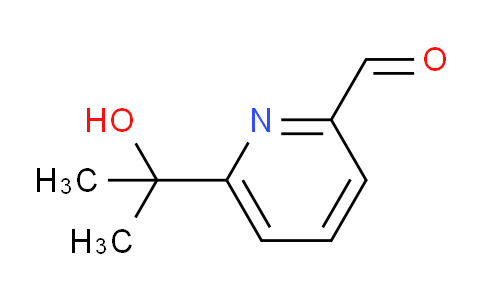 CAS No. 933791-34-5, 6-(2-Hydroxypropan-2-yl)pyridine-2-carbaldehyde