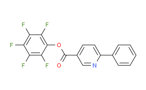 CAS No. 934570-41-9, 6-phenyl-3-pyridinecarboxylic acid (2,3,4,5,6-pentafluorophenyl) ester
