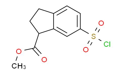 CAS No. 934757-53-6, 6-chlorosulfonyl-2,3-dihydro-1H-indene-1-carboxylic acid methyl ester