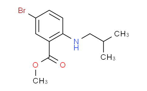 CAS No. 937678-69-8, Methyl 5-bromo-2-(isobutylamino)benzoate