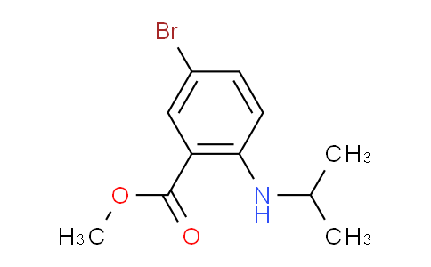 CAS No. 937694-12-7, Methyl 5-bromo-2-(isopropylamino)benzoate