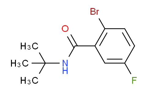 CAS No. 941294-23-1, 2-Bromo-N-(tert-butyl)-5-fluorobenzamide