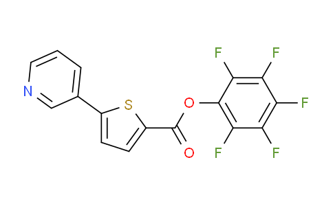 CAS No. 941716-94-5, Perfluorophenyl 5-(pyridin-3-yl)thiophene-2-carboxylate