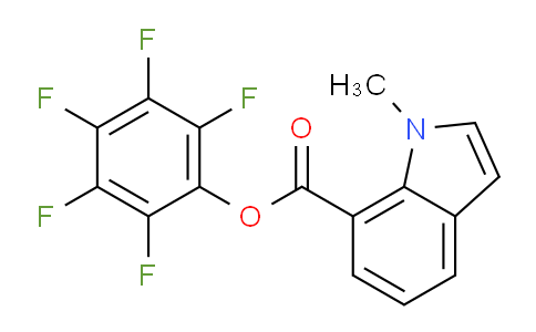 CAS No. 941716-96-7, 1-Methyl-7-indolecarboxylic acid (2,3,4,5,6-pentafluorophenyl) ester