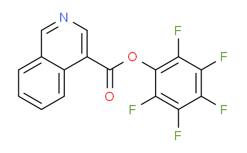 CAS No. 944450-77-5, Pentafluorophenyl isoquinoline-4-carboxylate