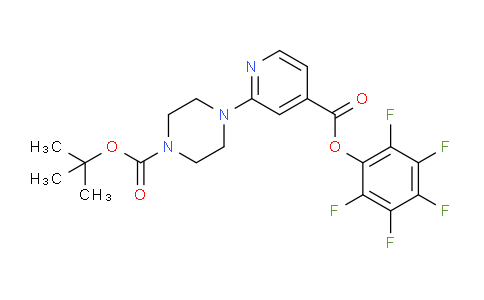 944450-81-1 | Pentafluorophenyl 2-[4-(tert-butoxycarbonyl)piperazin-1-yl]isonicotinate
