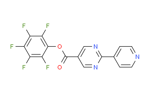 CAS No. 946409-27-4, 2-pyridin-4-yl-5-pyrimidinecarboxylic acid (2,3,4,5,6-pentafluorophenyl) ester