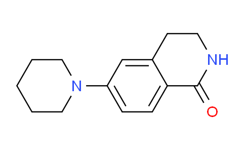 CAS No. 947191-39-1, 6-(1-piperidinyl)-3,4-dihydro-2H-isoquinolin-1-one
