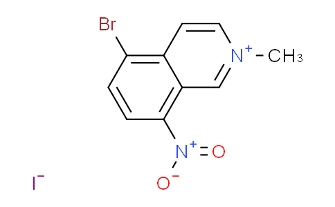 CAS No. 947499-02-7, 5-bromo-2-methyl-8-nitroisoquinolin-2-ium iodide
