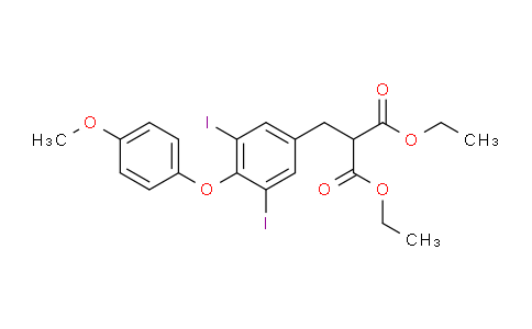 CAS No. 94861-76-4, Diethyl 2-(3,5-diiodo-4-(4-methoxyphenoxy)benzyl)malonate