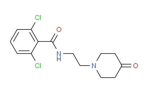 CAS No. 948895-19-0, 2,6-Dichloro-N-[2-(4-oxo-1-piperidinyl)ethyl]benzamide