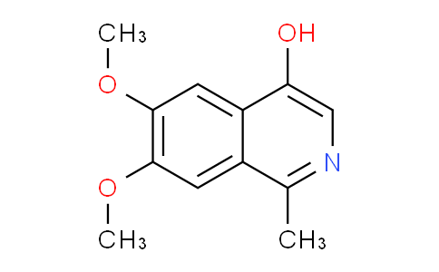 CAS No. 949139-77-9, 6,7-dimethoxy-1-methylisoquinolin-4-ol