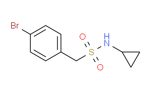 CAS No. 950235-23-1, 1-(4-Bromophenyl)-N-cyclopropylmethanesulfonamide