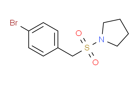 CAS No. 950255-92-2, 1-[(4-bromophenyl)methylsulfonyl]pyrrolidine