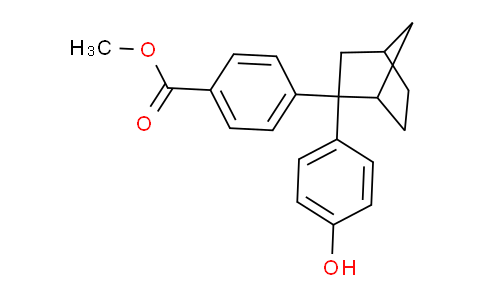 CAS No. 951671-13-9, Methyl 4-[2-(4-hydroxyphenyl)bicyclo[2.2.1]heptan-2-yl]benzoate
