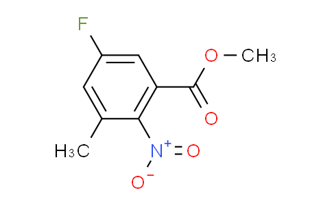 CAS No. 952479-97-9, Methyl 5-fluoro-3-methyl-2-nitrobenzoate