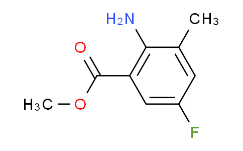 CAS No. 952479-98-0, Methyl 2-amino-5-fluoro-3-methylbenzoate