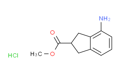 CAS No. 952526-43-1, 4-amino-2,3-dihydro-1H-indene-2-carboxylic acid methyl ester hydrochloride