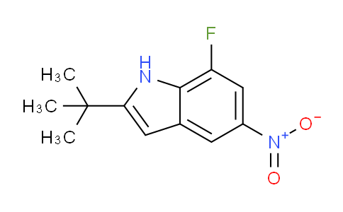 CAS No. 952664-94-7, 2-(tert-Butyl)-7-fluoro-5-nitro-1H-indole