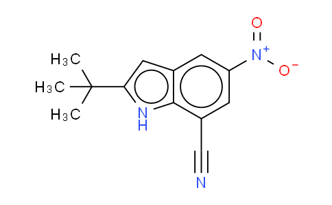CAS No. 952664-97-0, 2-tert-but2-tert-butyl-5-nitro-1H-indole-7-carbonitrileyl-5-nitro-1H-indole-7-carbonitrile