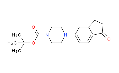 CAS No. 954240-38-1, 4-(1-oxo-2,3-dihydroinden-5-yl)-1-piperazinecarboxylic acid tert-butyl ester