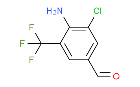 CAS No. 95656-51-2, 4-amino-3-chloro-5-(trifluoromethyl)benzaldehyde