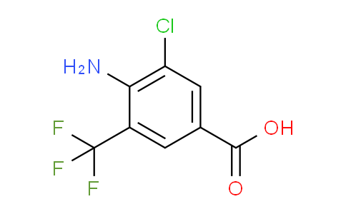 CAS No. 95656-52-3, 4-Amino-3-chloro-5-(trifluoromethyl)benzoic acid